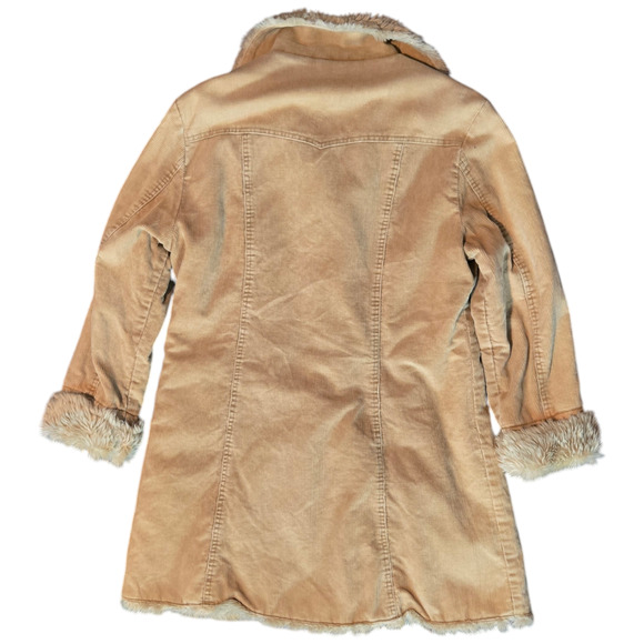 Steve Madden Corduroy Penny Lane Coat Size Large - Picture 6 of 10